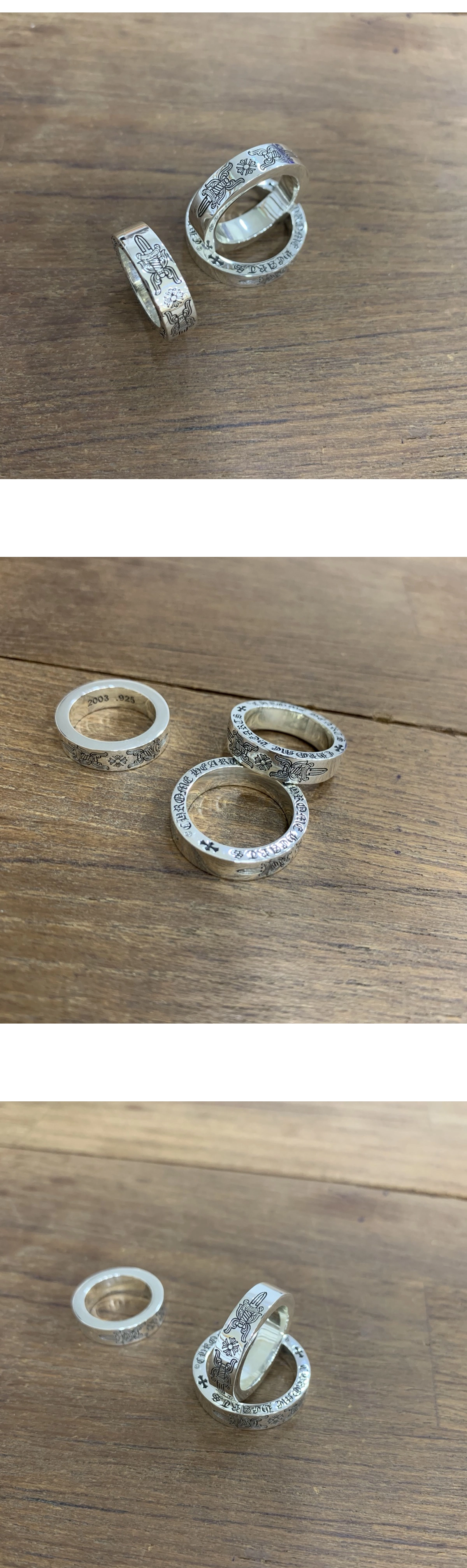 [Chrome Hearts] 크롬하츠 크로스 대거 카브 반지