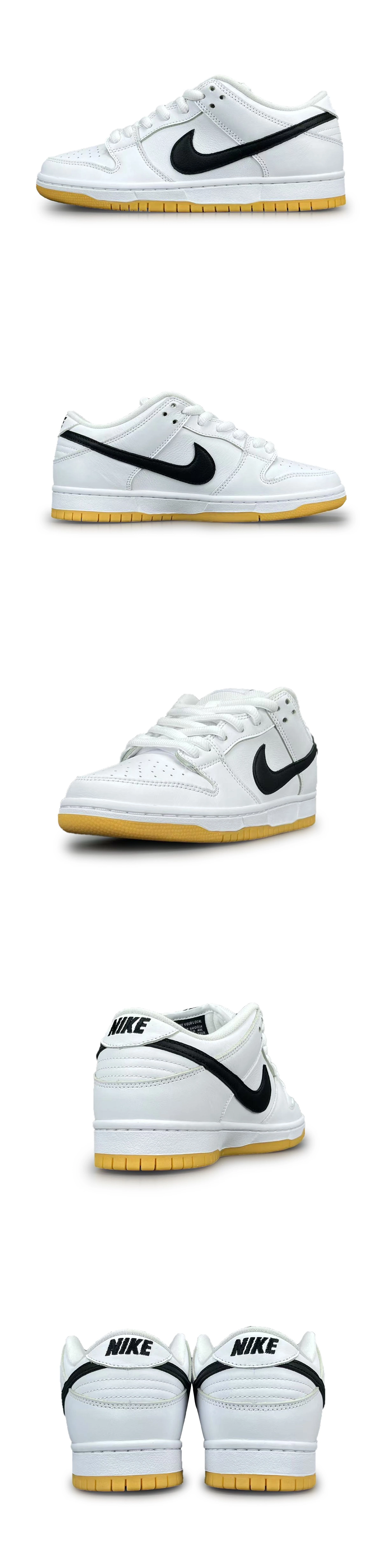 [NIKE] 나이키 SB 덩크 로우 프로 화이트 앤 검 라이트 브라운 CD2563-101 남녀공용 (GOD)