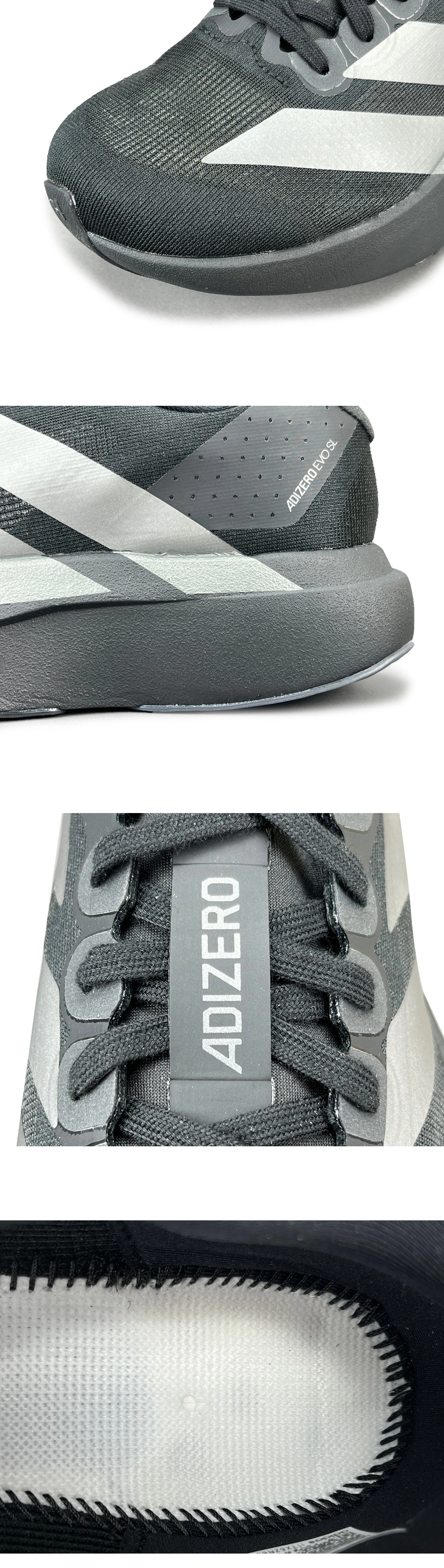 [ADIDAS] 아디다스 Adizero EVO SL 슈즈 블랙 JP7147 남녀공용 (GOD)