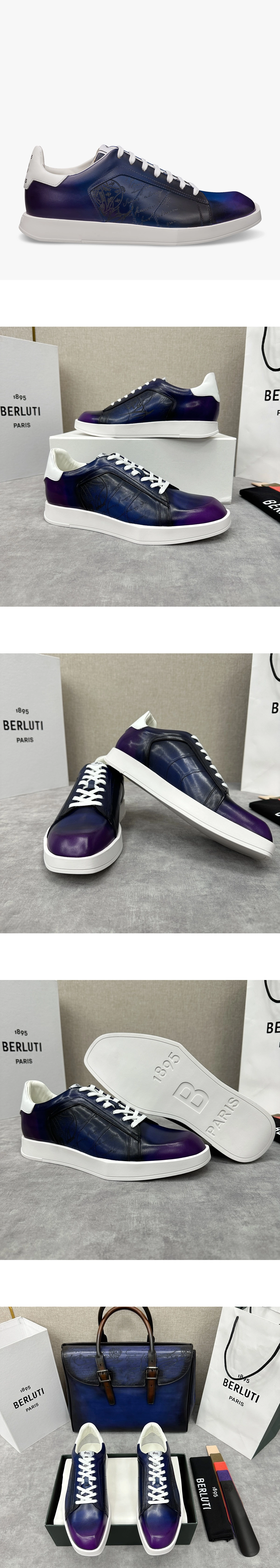 [BERLUTI] 벨루티 스텔라 스크리토 스니커즈 남성용