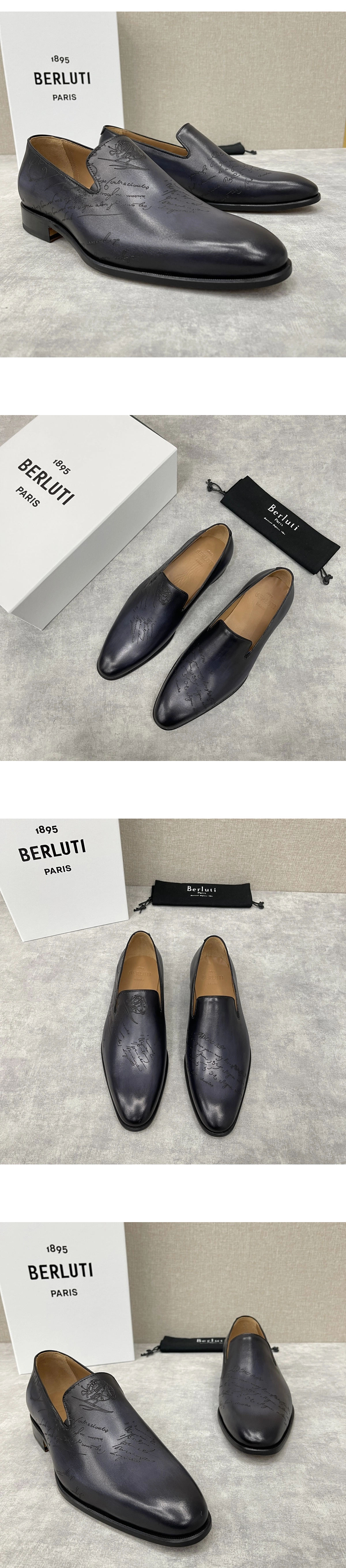 [BERLUTI] 벨루티 커시브 갈레 레더 로퍼 S4170-V2 남성용