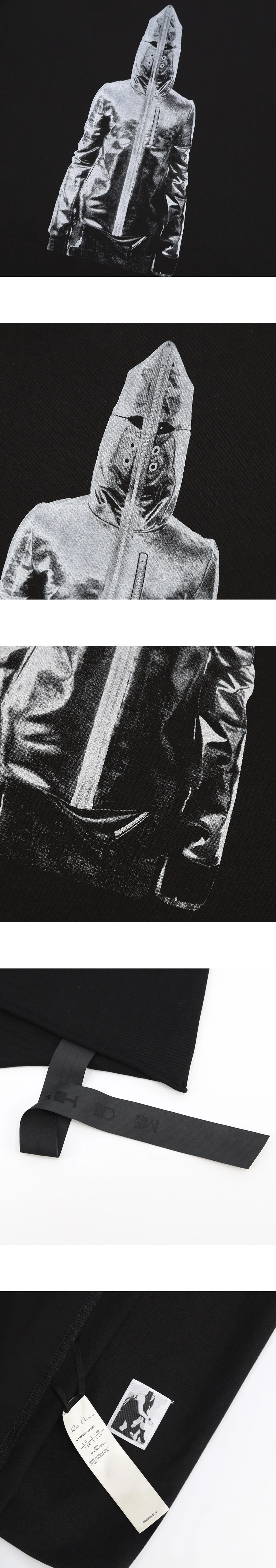 [RICK OWENS] 남성 릭오웬스 그래픽 프린팅 점보 티셔츠