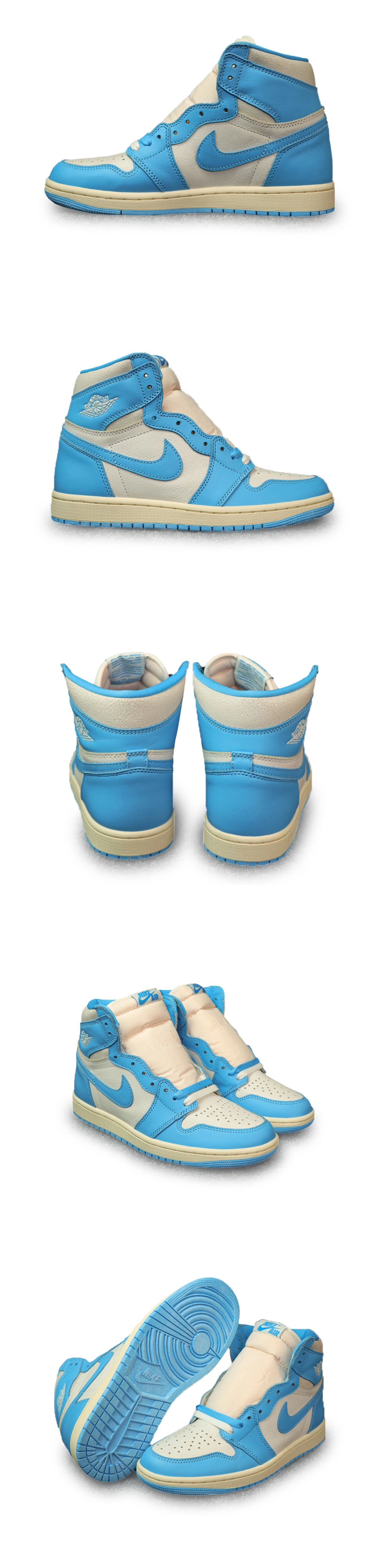 [AIR JORDAN] 에어조던1 레트로 하이 OG UNC 리이매진드 블루 DZ5485-402 남녀공용 (OG)