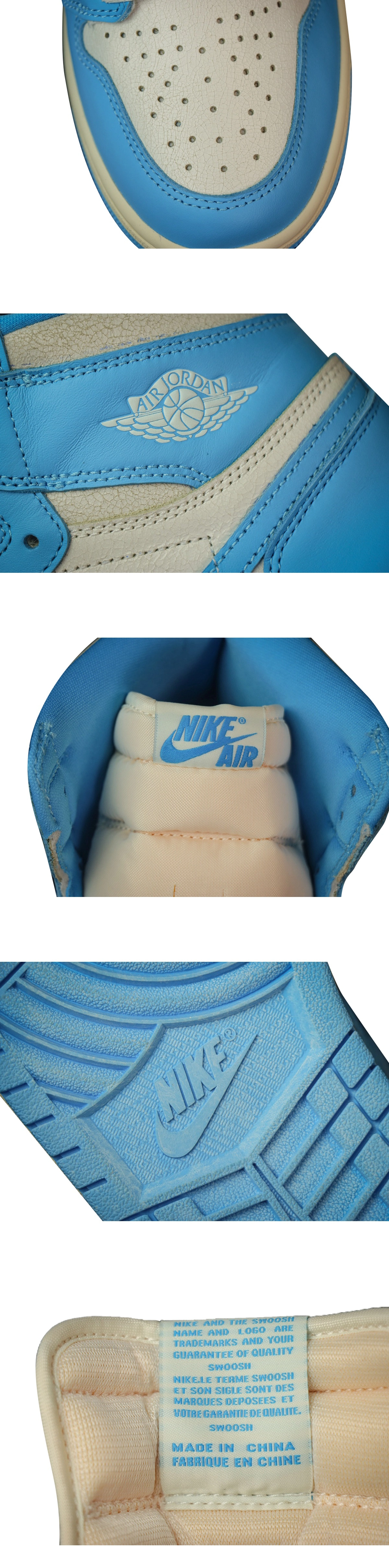 [AIR JORDAN] 에어조던1 레트로 하이 OG UNC 리이매진드 블루 DZ5485-402 남녀공용 (OG)