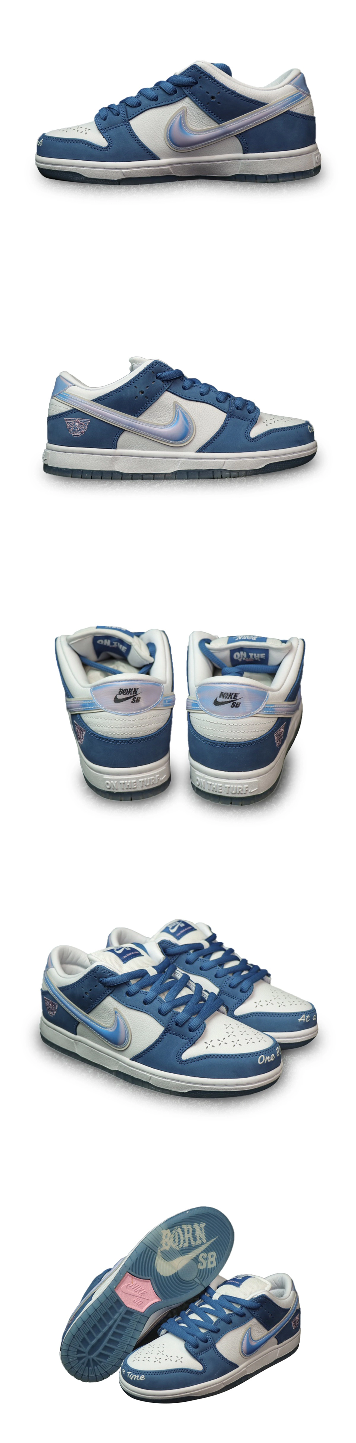 [NIKE] 나이키 x 본앤레이즈드 SB 덩크 로우 로열 블루 FN7819-400 남성용 (M)