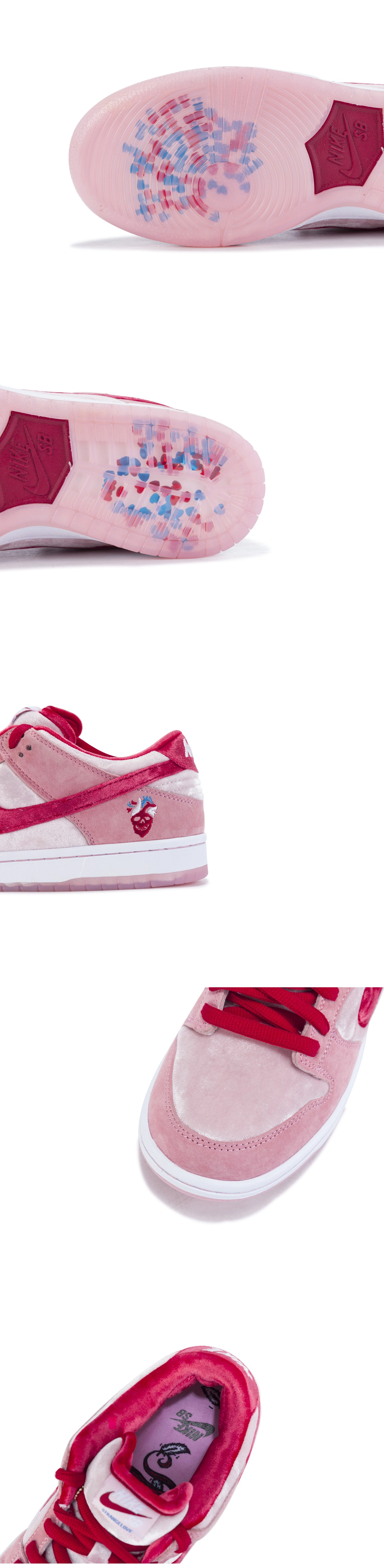 [NIKE] 나이키 x 스트레인지러브 SB 덩크 로우 핑크 CT2552-800 남녀공용 (M)