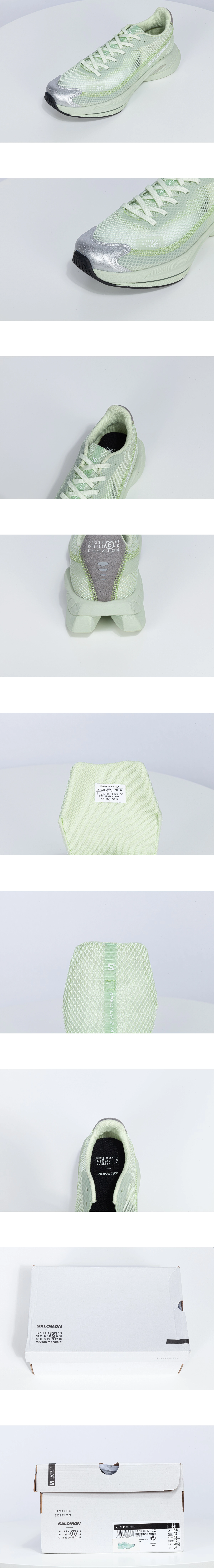 [Salomon] 살로몬 X MM6 메종 마르지엘라 스펙터 2 트레이너 스니커즈 그린 L47811500 남녀공용