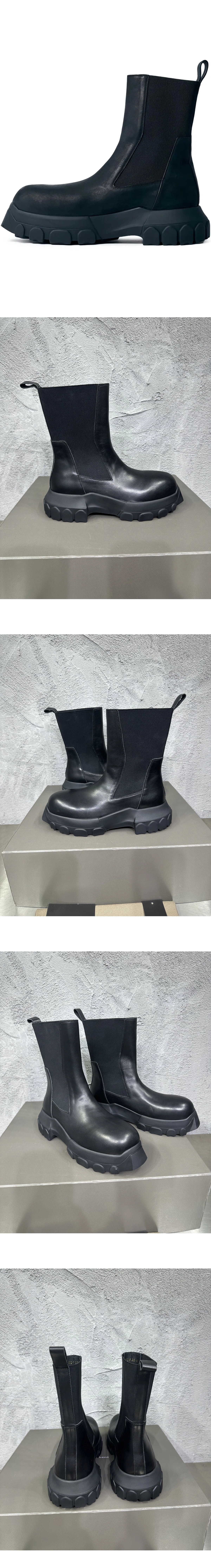 [RICK OWENS] 릭오웬스 클래식 레더 첼시 부츠 남성용
