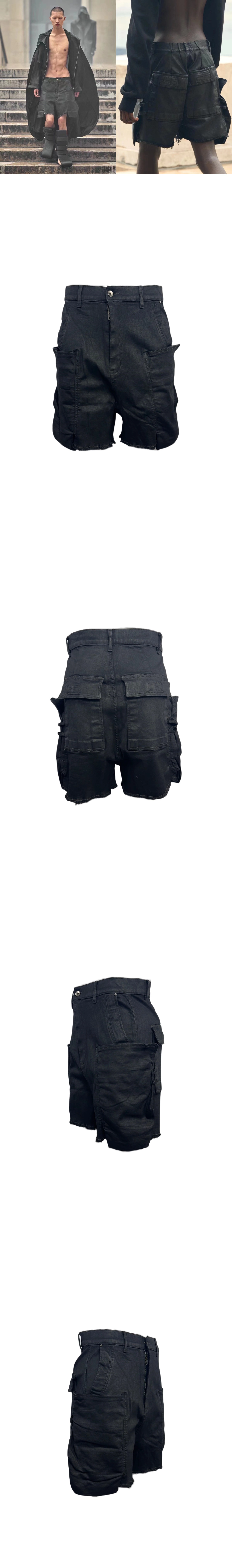 [RICK OWENS] 남성 릭오웬스 24SS 리도 스테판 카고 쇼츠