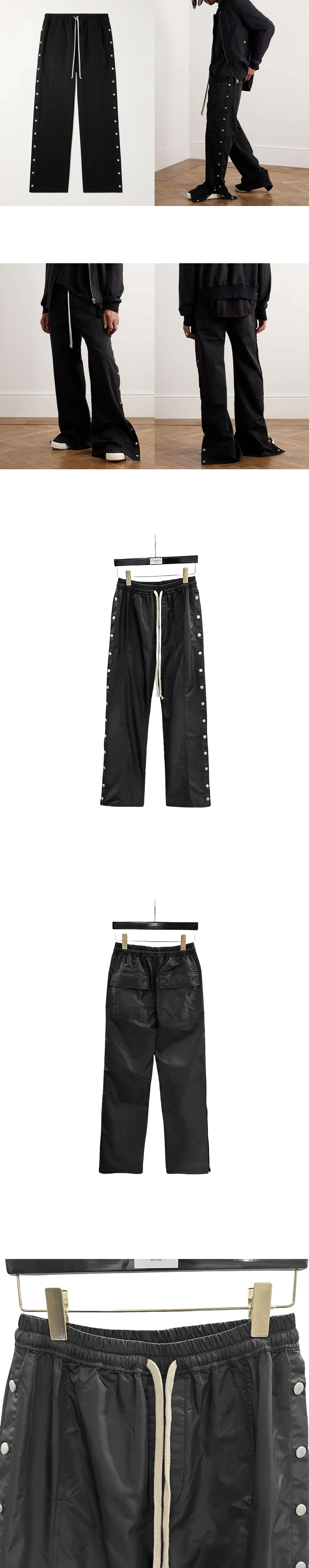 [RICK OWENS] 남성 릭오웬스 푸셔 코튼 트윌 드로스트링 팬츠