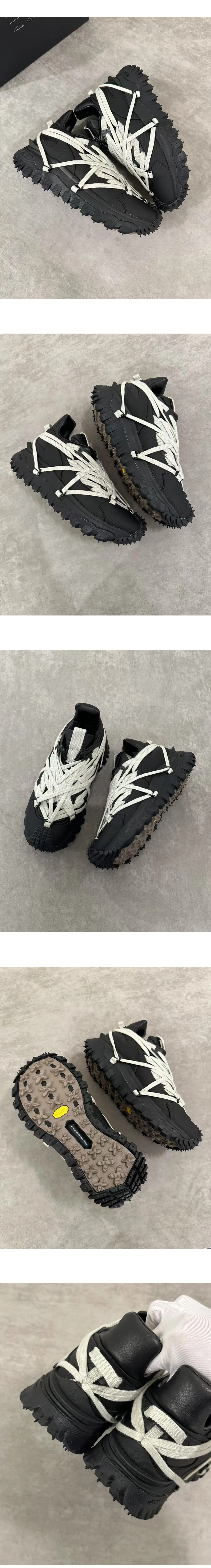 [Rick Owens] 릭 오웬스 x 몽클레르 지니어스 트레일그립 메갈레이스 스니커즈 남녀공용 (EG)