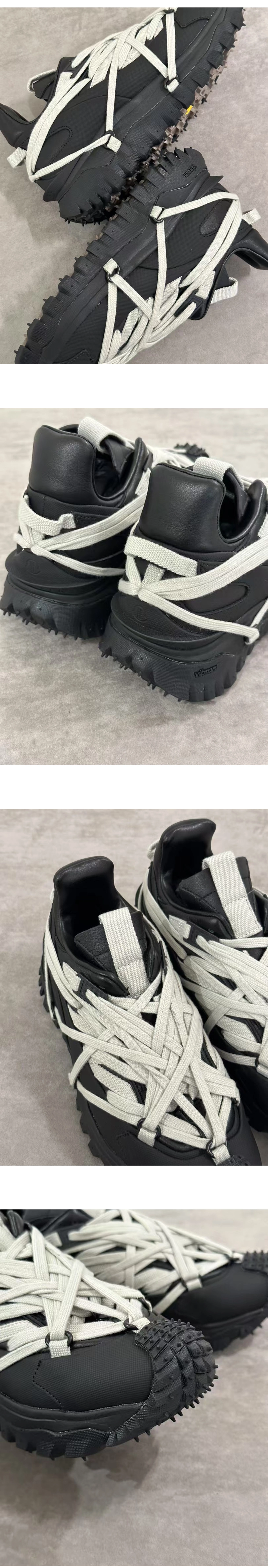 [Rick Owens] 릭 오웬스 x 몽클레르 지니어스 트레일그립 메갈레이스 스니커즈 남녀공용 (EG)