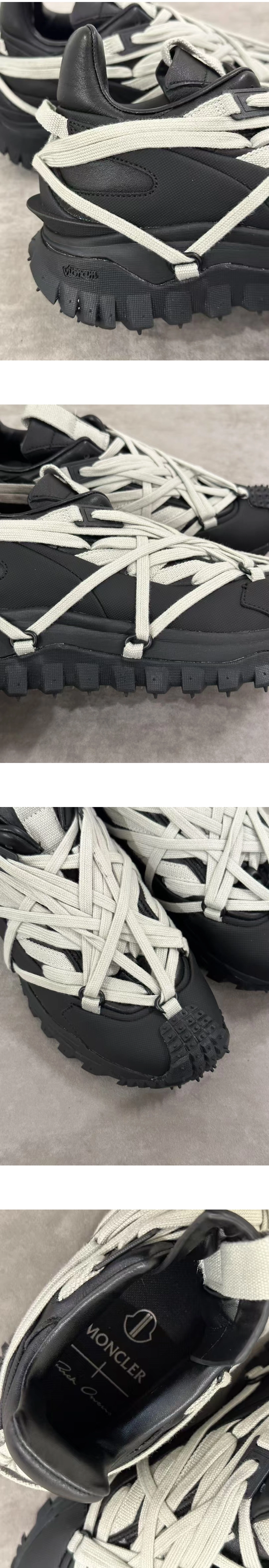 [Rick Owens] 릭 오웬스 x 몽클레르 지니어스 트레일그립 메갈레이스 스니커즈 남녀공용 (EG)
