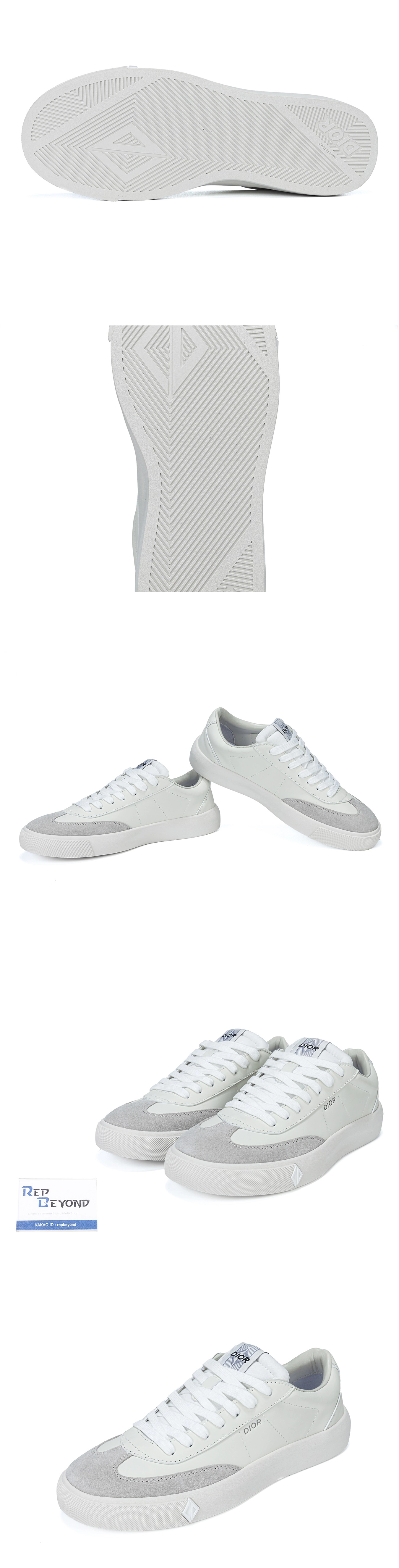 [DIOR] 디올 B101 스니커즈 베이지 3SN285ZRH_H068 남성용
