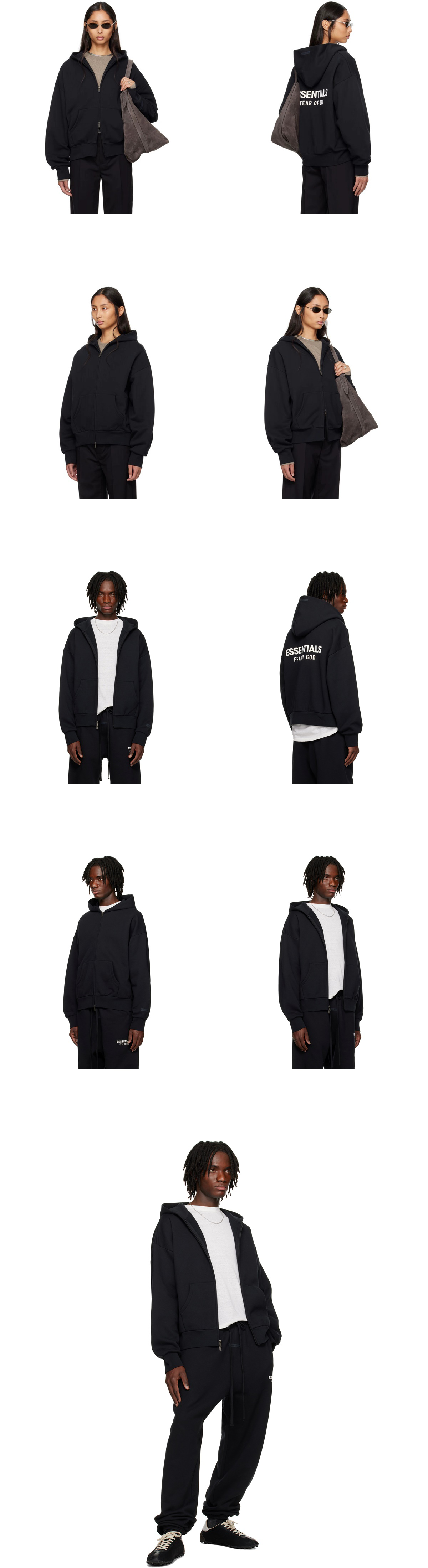 [FEAR OF GOD] 남성 피어오브갓 에센셜 ALWAYS ON 클래식 풀 집업 후드