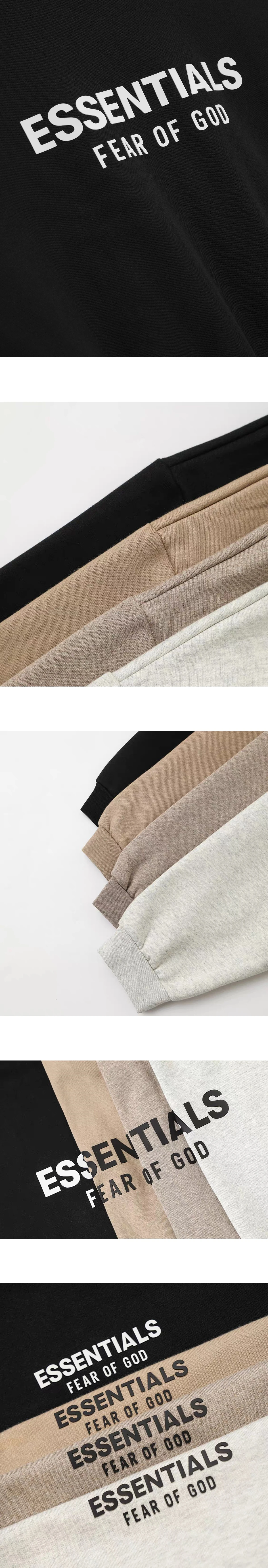 [FEAR OF GOD] 남성 피어오브갓 에센셜 홀리데이 코어 플리스 후드티