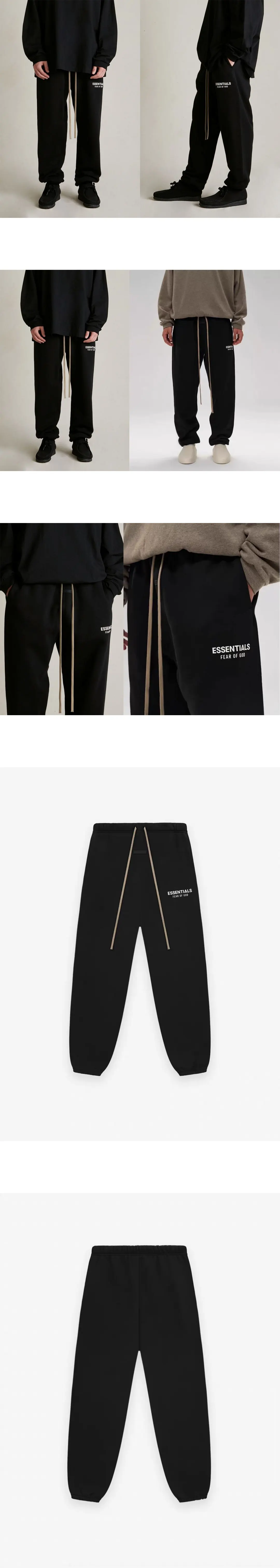 [FEAR OF GOD] 남성 피어오브갓 에센셜 홀리데이 코어 플리스 팬츠