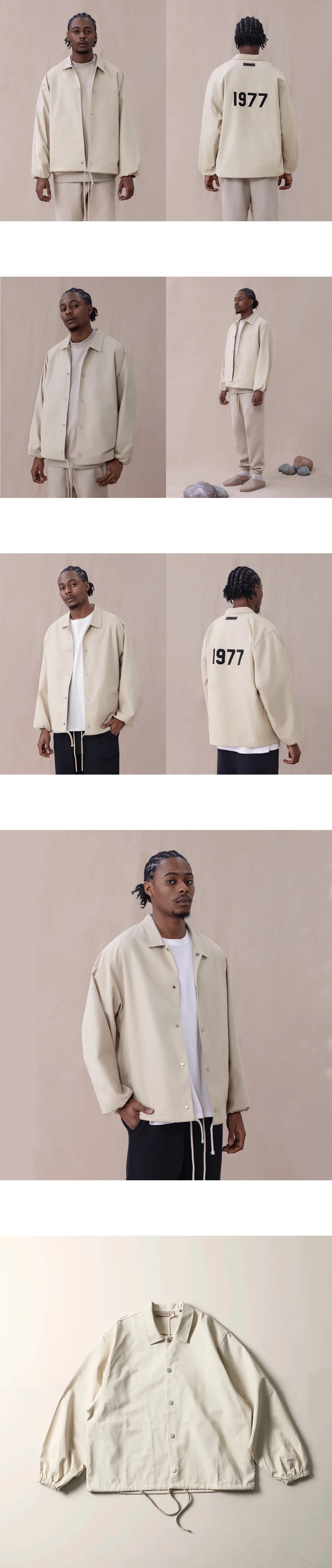 [FEAR OF GOD] 남성 피어오브갓 1977 에센셜 코치 재킷