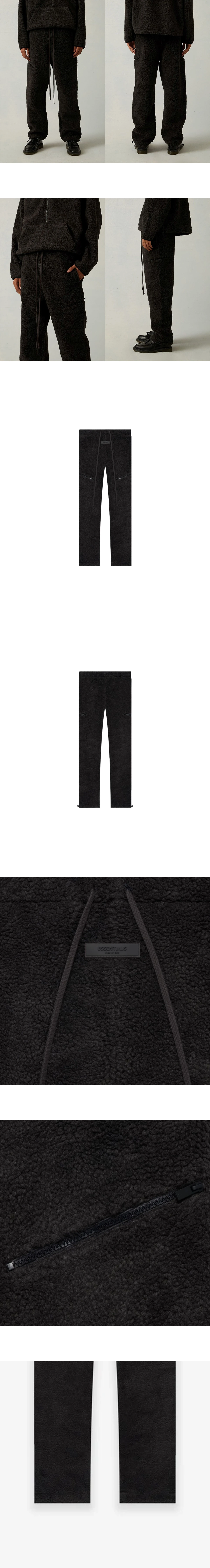 [FEAR OF GOD] 남성 피어오브갓 에센셜 폴라 플리스 팬츠