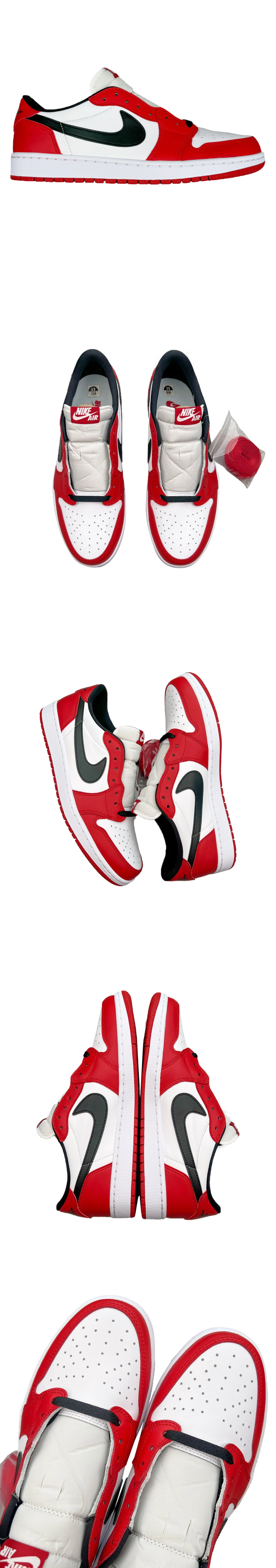 [AIR JORDAN] 에어조던1 레트로 로우 OG 시카고 2016 705329-600 남성용 (DG)