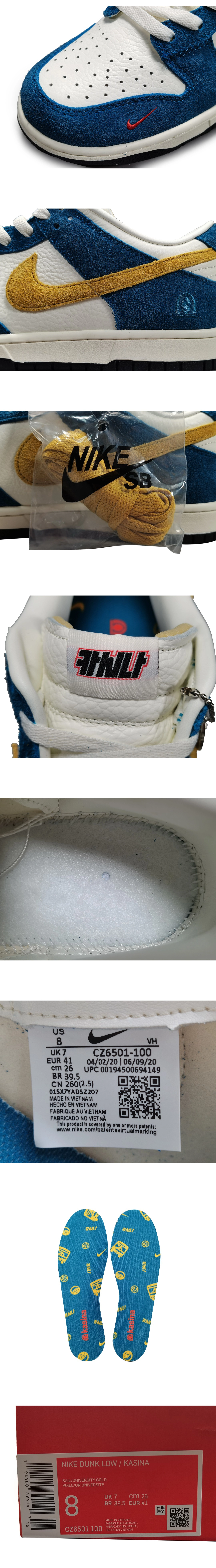 [NIKE] 나이키 x 카시나 덩크 로우 80's 버스 블루 CZ6501-100 남녀공용 (GOD)