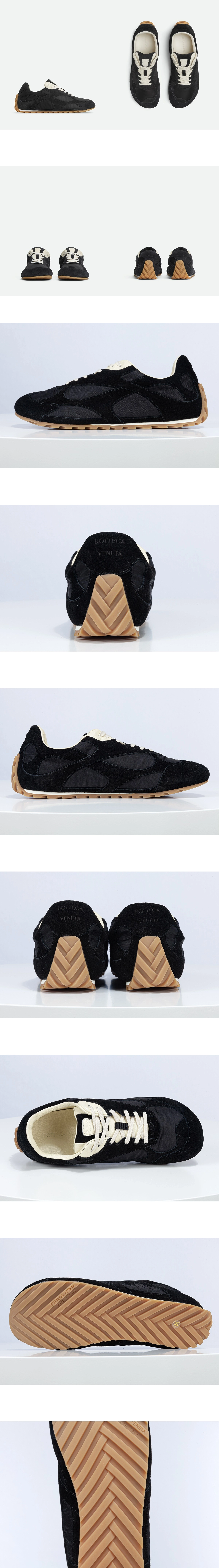 [Bottega Veneta] 보테가베네타 오르빗 플래시 스웨이드 스니커즈 블랙 838384V3MS21000 남녀공용
