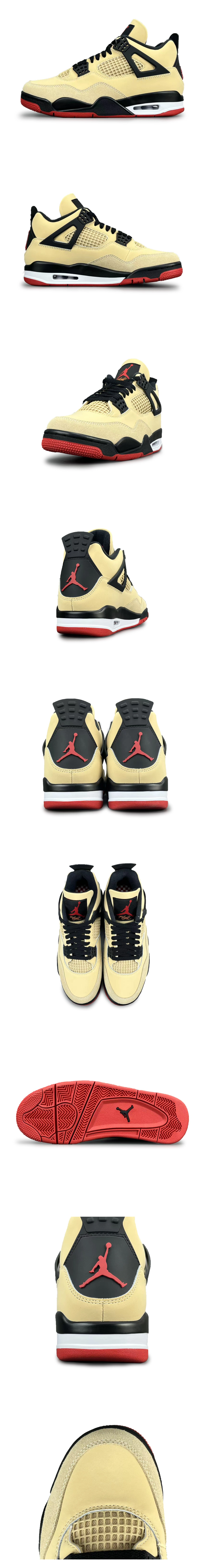 [AIR JORDAN] 에어조던4 레트로 스웨이드 메쉬 스니커즈 IH2094-200 남녀공용 (OG)