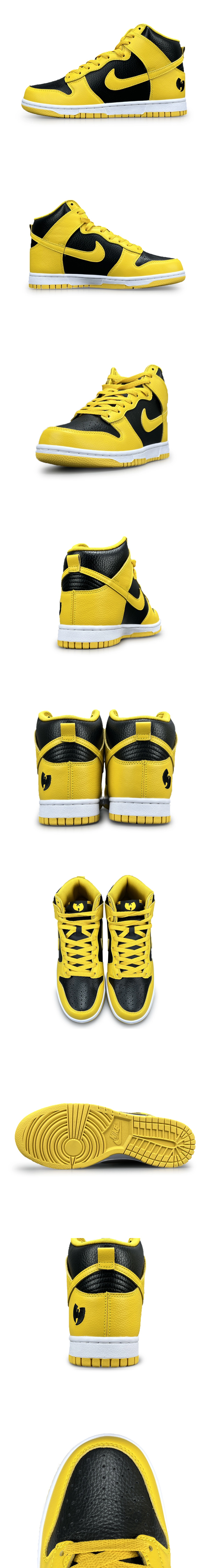 [NIKE] 나이키 x 우탱 클랜 덩크 하이 블랙 앤 폴른 HJ4320-001 남성용