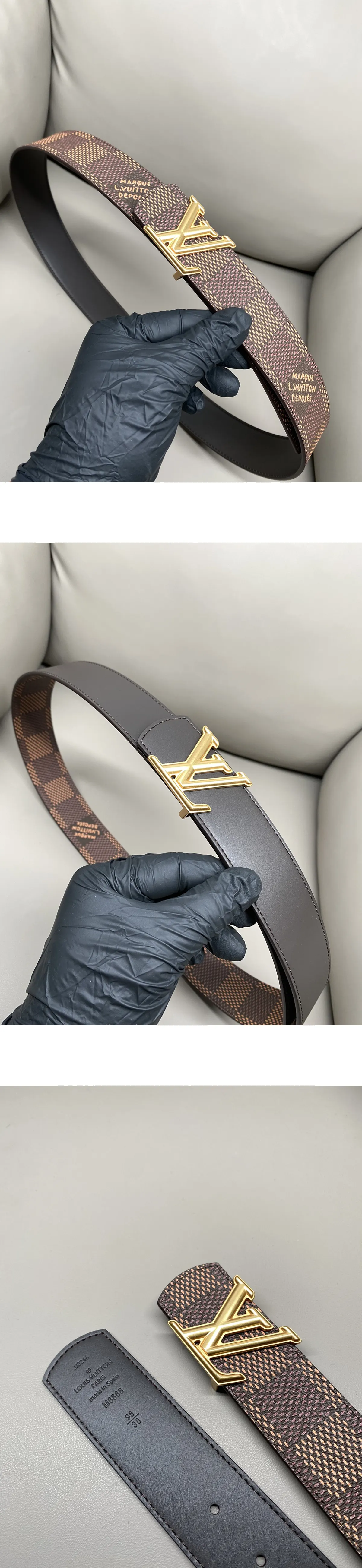 [LOUIS VUITTON] 루이비통 디멘션 리버서블 40mm 벨트 M8888U