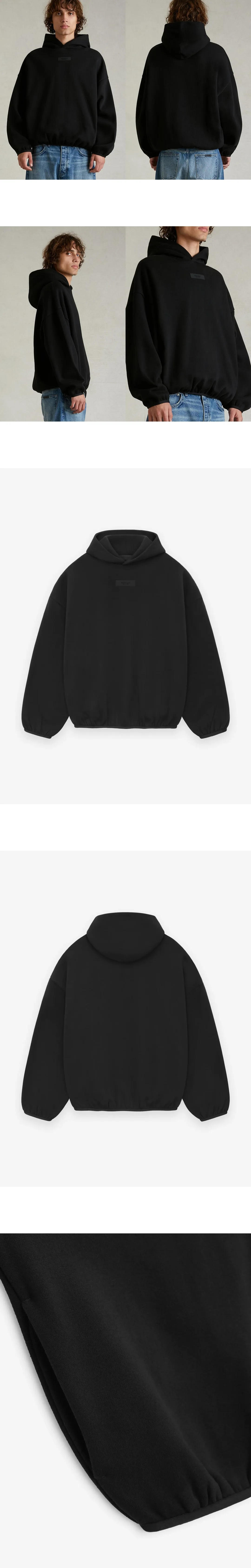 [FEAR OF GOD] 남성 피어오브갓 에센셜 로고 풀오버 후디