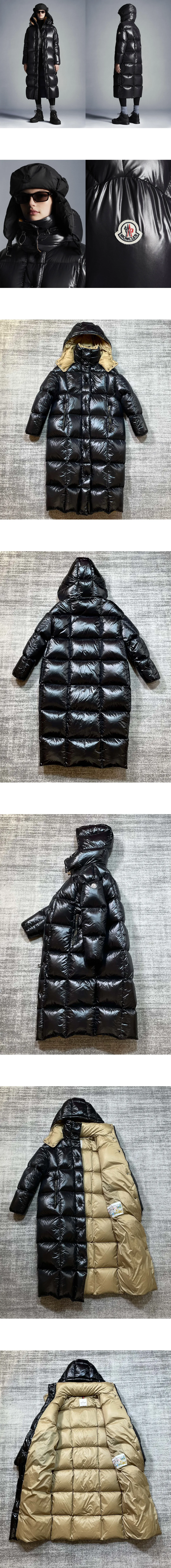 [MONCLER] 남성 몽클레르 Parana 후드 롱 구스다운 패딩재킷