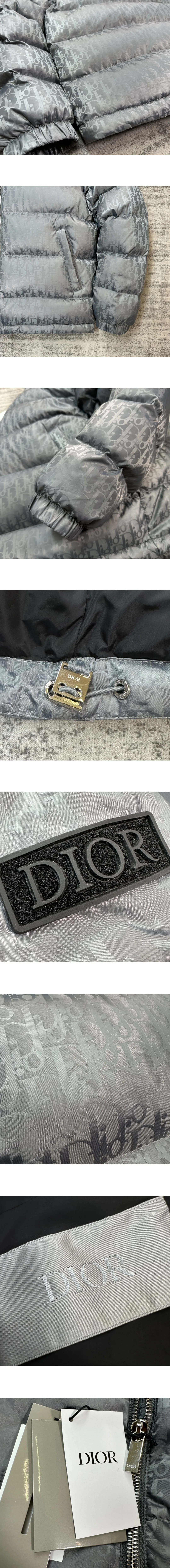 [DIOR] 남성 디올 Oblique 테크니컬 자카드 다운 패딩재킷