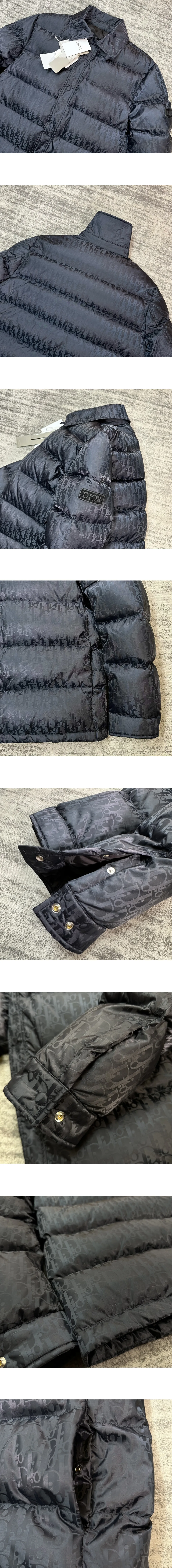 [DIOR] 남성 디올 오블리크 자카드 다운 패딩재킷