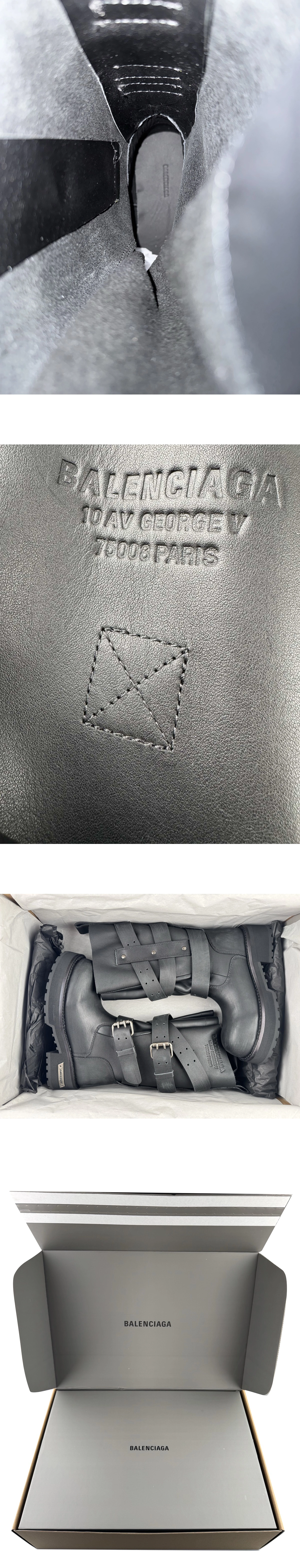 [BALENCIAGA] 발렌시아가 베놈 카프스킨 하이 부츠 블랙 833592WBEQ11000 남녀공용