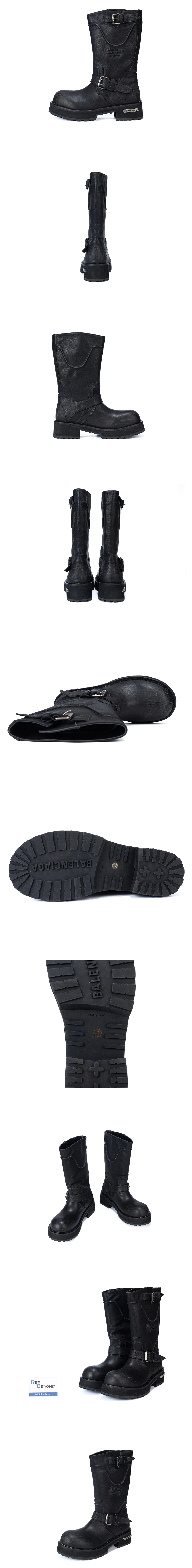 [BALENCIAGA] 발렌시아가 베놈 카프스킨부츠 블랙 833581WCAL11080 남녀공용