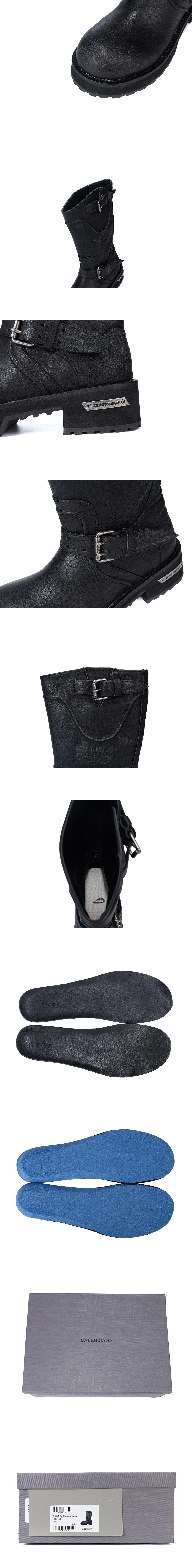 [BALENCIAGA] 발렌시아가 베놈 카프스킨부츠 블랙 833581WCAL11080 남녀공용