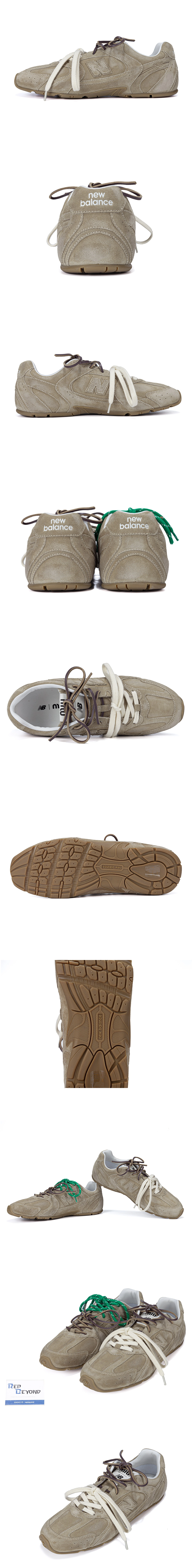 [New Balance] New Balance X Miu Miu ?皮?眼??鞋 米白色 5E165E_Z5O_F0379_F_D005 男女通用