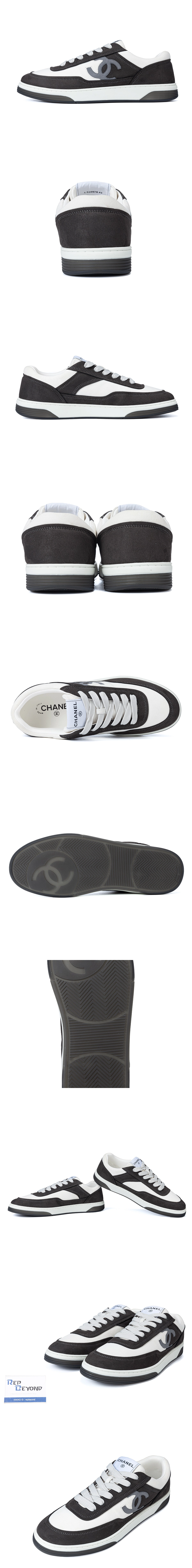 [CHANEL] 샤넬 제니 스니커즈 테니스 블랙/화이트 남녀공용(FO)