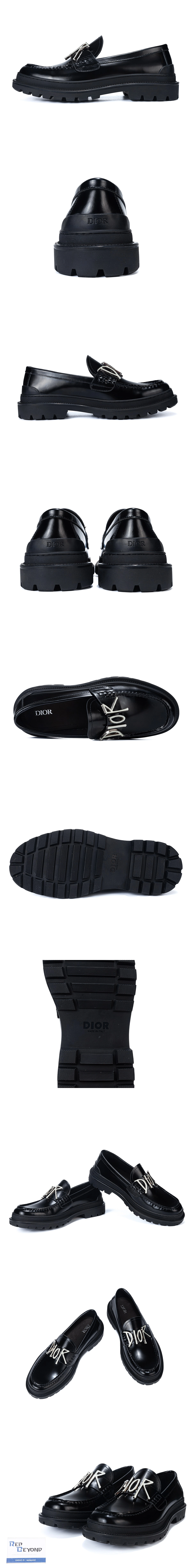 [DIOR] 디올 오블리크 픽셀 캔버스 B23 하이탑 스니커즈 블루 남녀공용(FO)