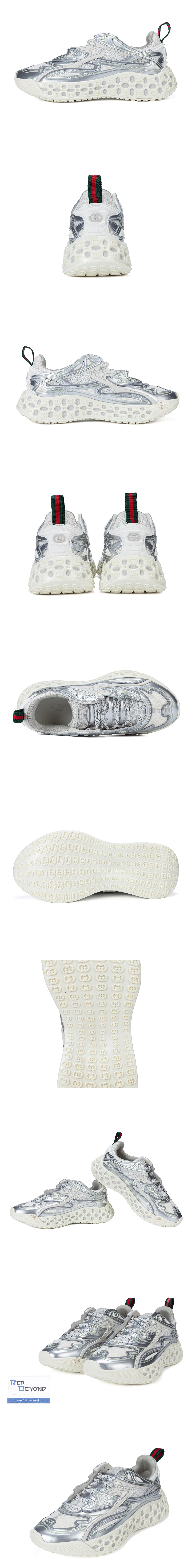 [GUCCI] 구찌 큐브3d 스니커즈 실버 828059 FAEIV 8149 남녀공용
