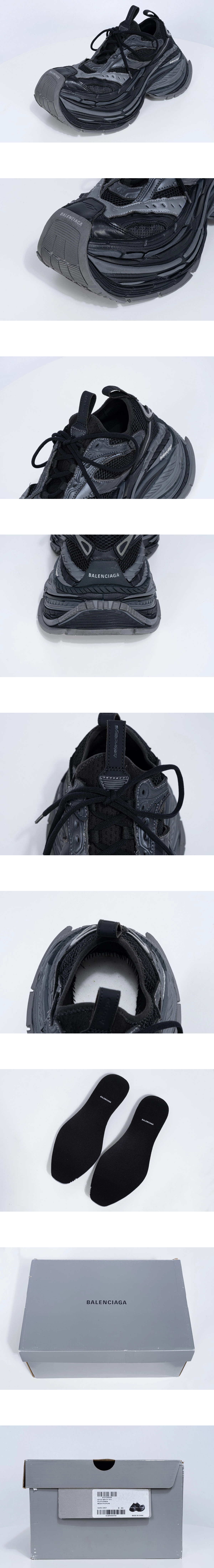 [Balenciaga] 발렌시아가 플랫폼 리듀스드 스니커즈 다크그레이 821137WPLTF1011 남녀공용 (OK)