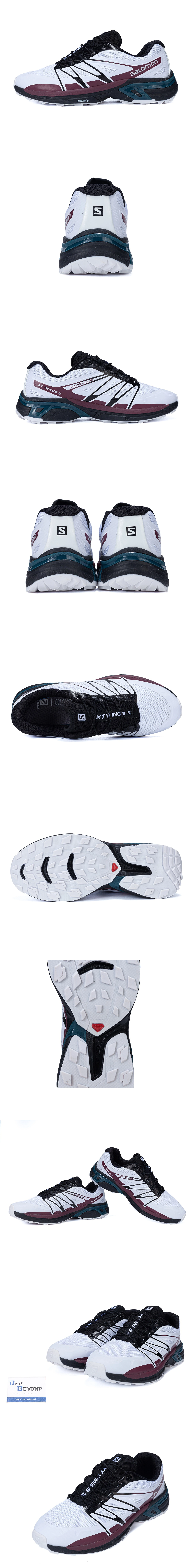 [SALOMON] 살로몬 XT-윙스 2 ADV 스니커즈 화이트퍼플 L41313800 남녀공용