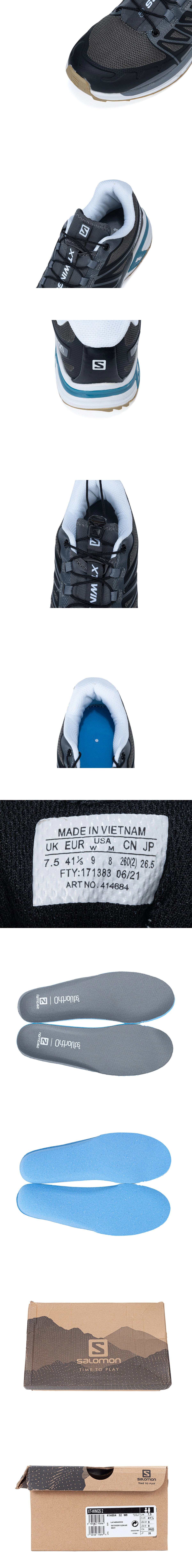 [SALOMON] 살로몬 XT-윙스 2 ADV 스니커즈 블루 L41468600 남녀공용 