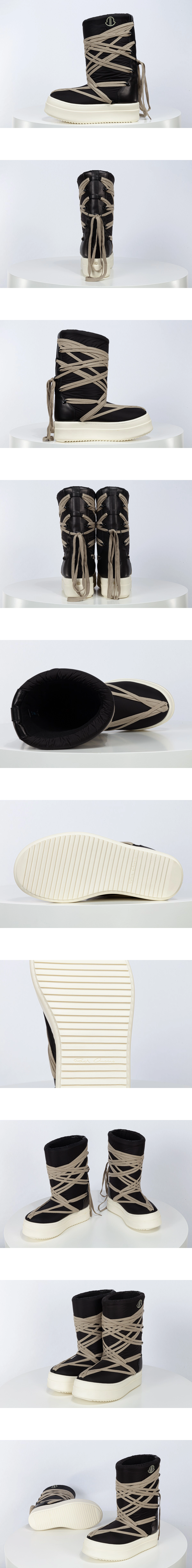 [RICK OWENS] 릭오웬스 x 몽클레르 Bigrocks 빅락 부츠 블랙 남녀공용