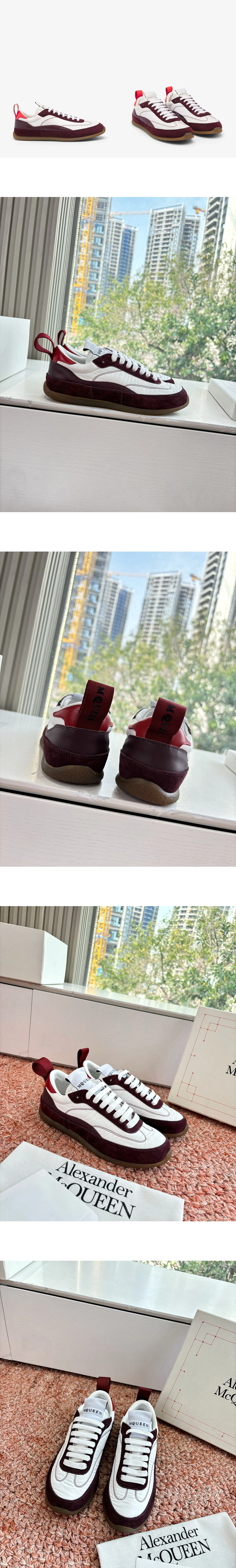 [ALEXANDER MCQUEEN] 알렉산더맥퀸 EC1 스니커즈 화이트퍼플 854015WIAJ42855 남녀공용