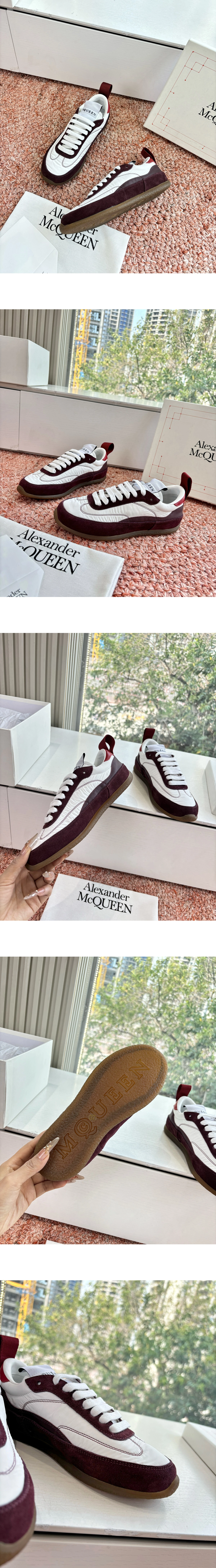 [ALEXANDER MCQUEEN] 알렉산더맥퀸 EC1 스니커즈 화이트퍼플 854015WIAJ42855 남녀공용