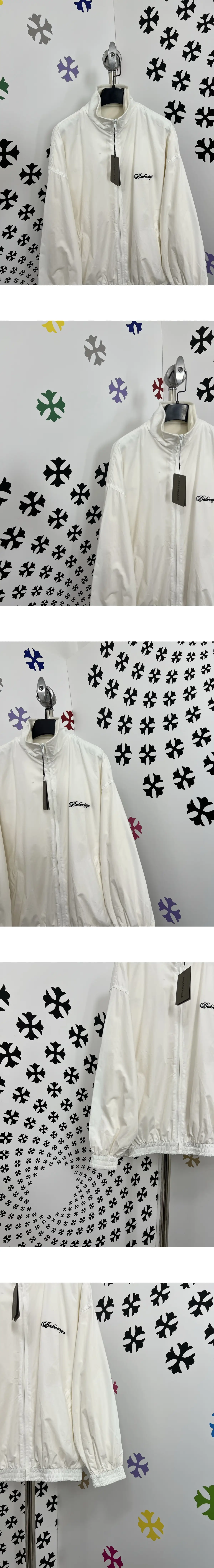 [BALENCIAGA] 남성 발렌시아가 리버서블 트레이닝 재킷 화이트