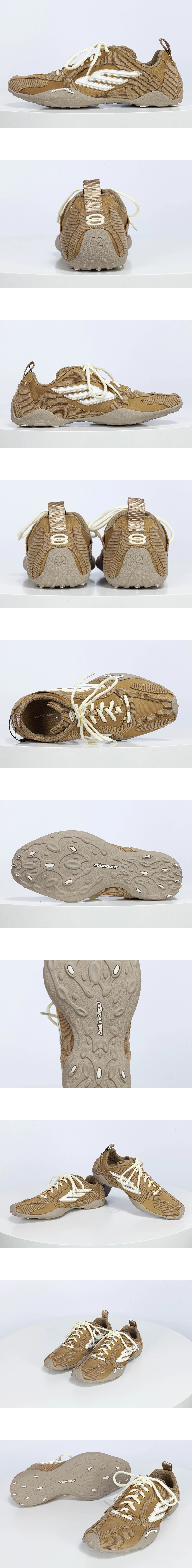 [BALENCIAGA] 발렌시아가 먼데이 울트라 스니커즈 브라운/화이트 853505WMMDI9990 남녀공용 (XA)