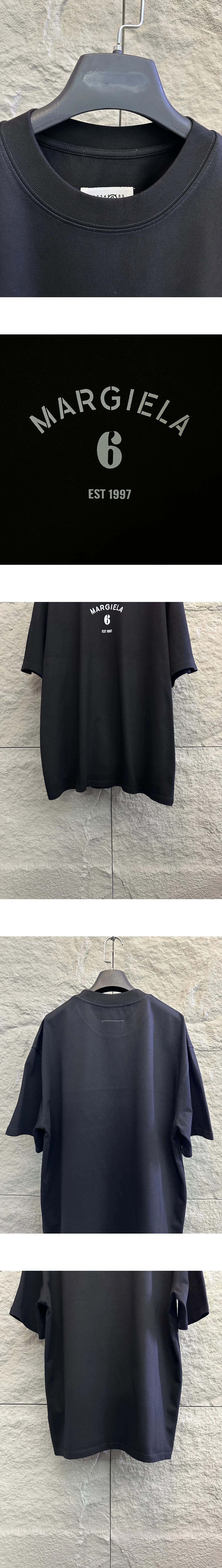 [MAISON MARGIELA] 남성 메종마르지엘라 레터링 로고 프린트 티셔츠