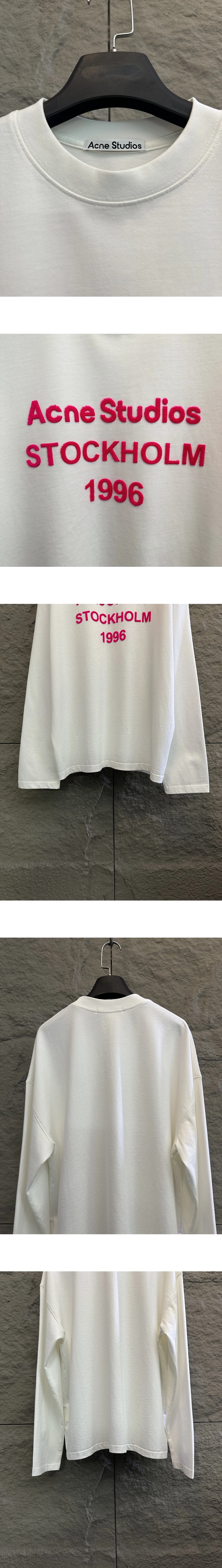 [ACNE STUDIOS] 남성 아크네스튜디오 1996 시그니처 로고 티셔츠